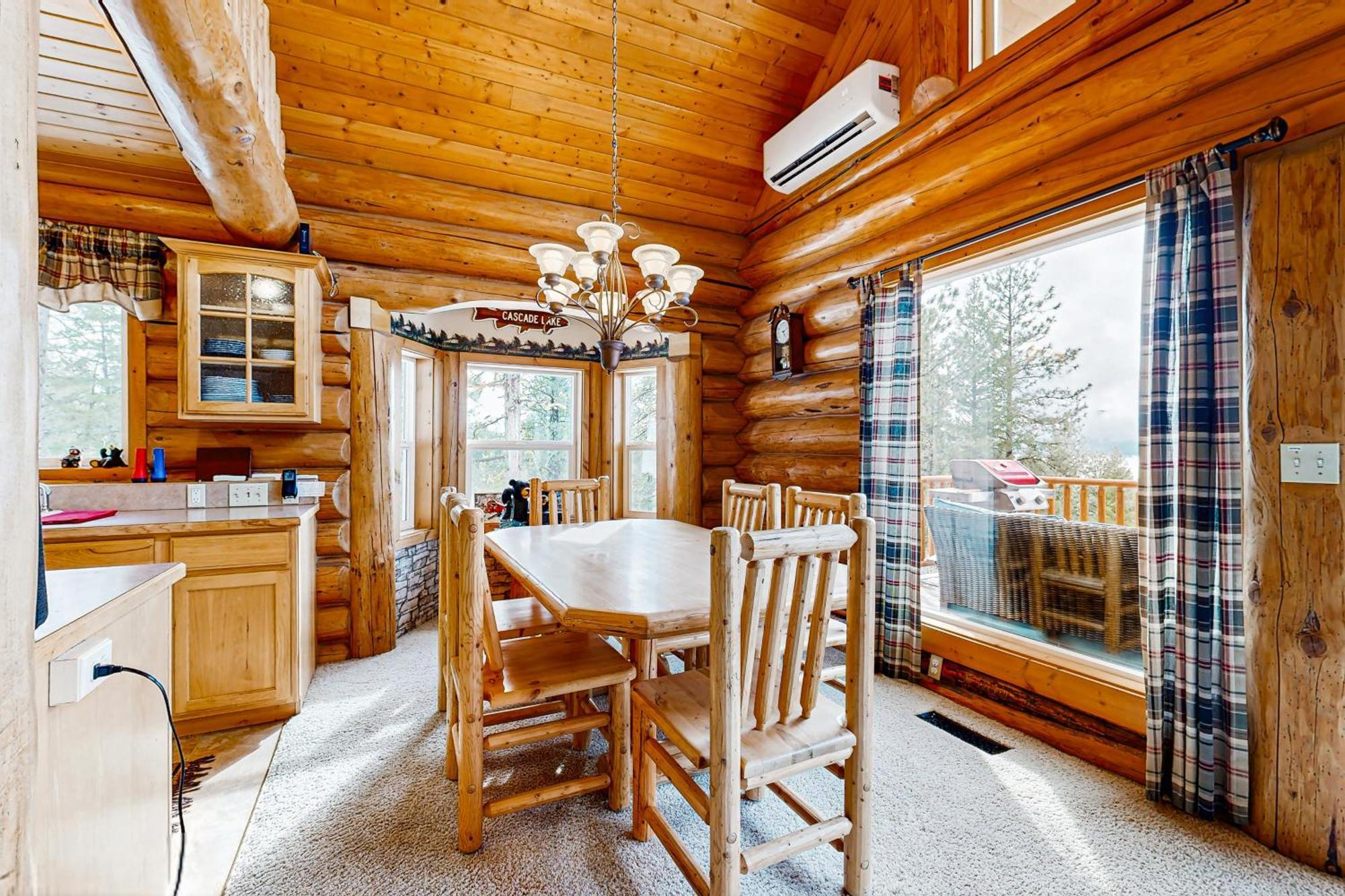 Cascade Lakeview Log Cabin Exterior foto