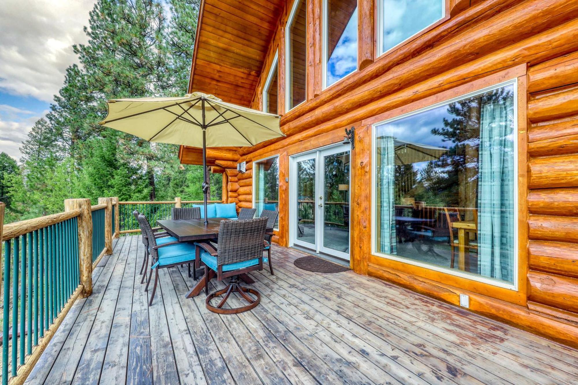 Cascade Lakeview Log Cabin Exterior foto