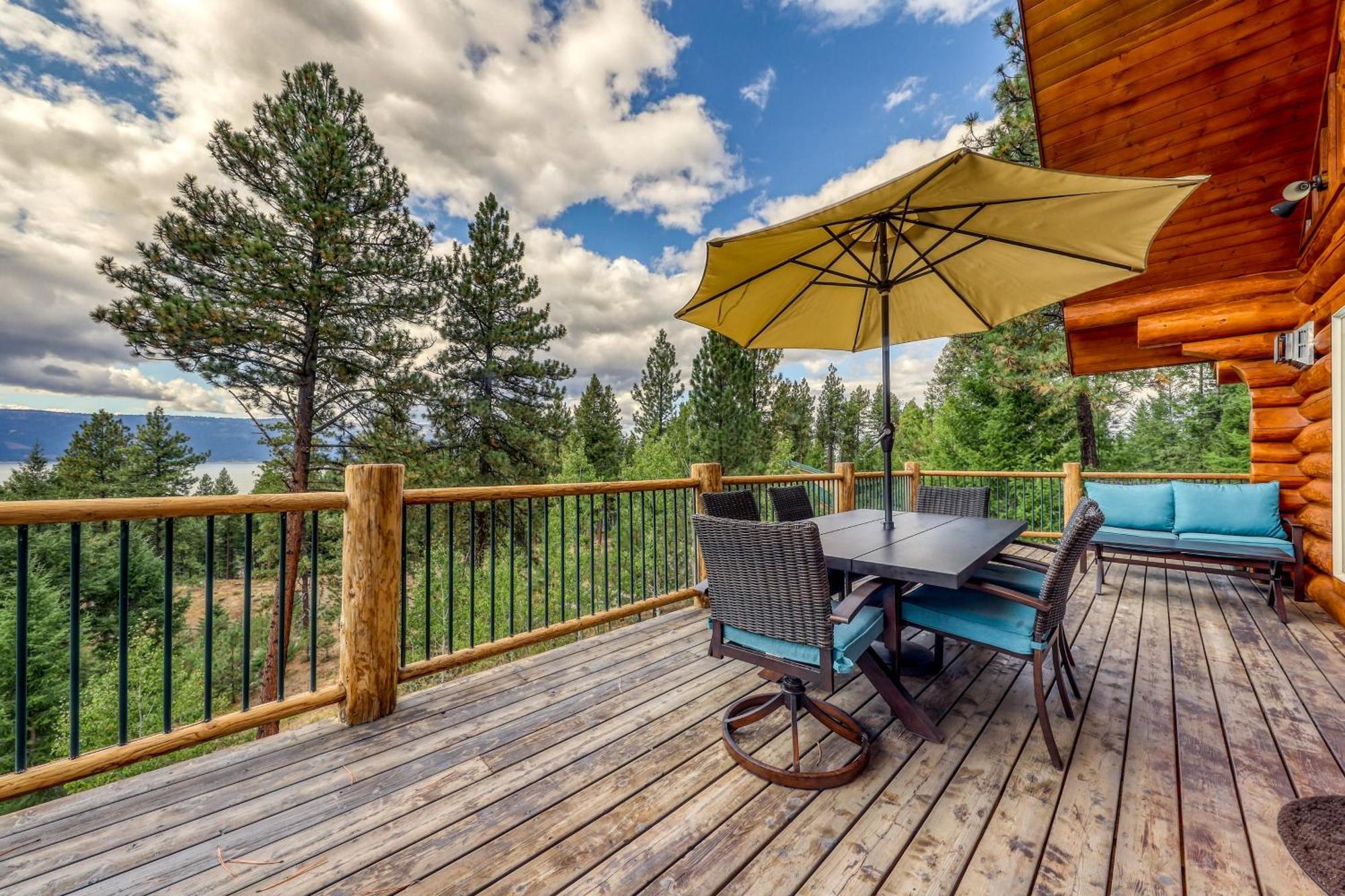Cascade Lakeview Log Cabin Exterior foto