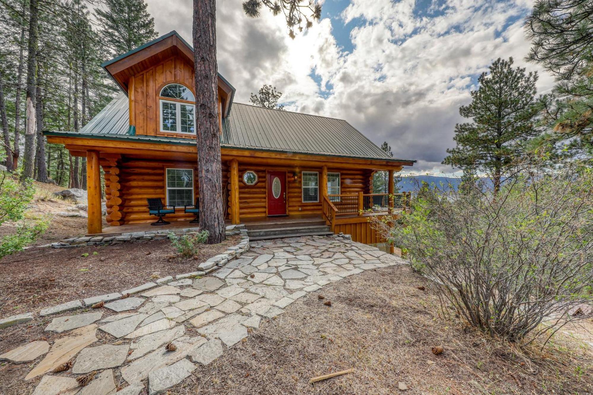 Cascade Lakeview Log Cabin Exterior foto
